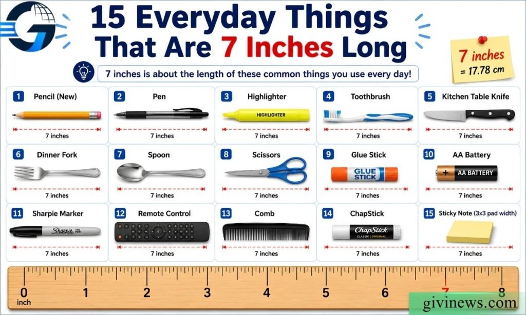 15 Everyday Things That Are 7 Inches Long