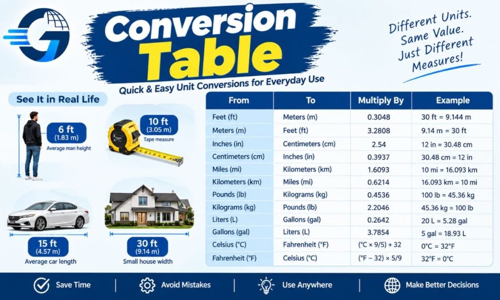 Conversion Table