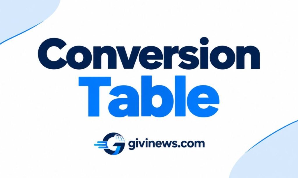 Conversion Table