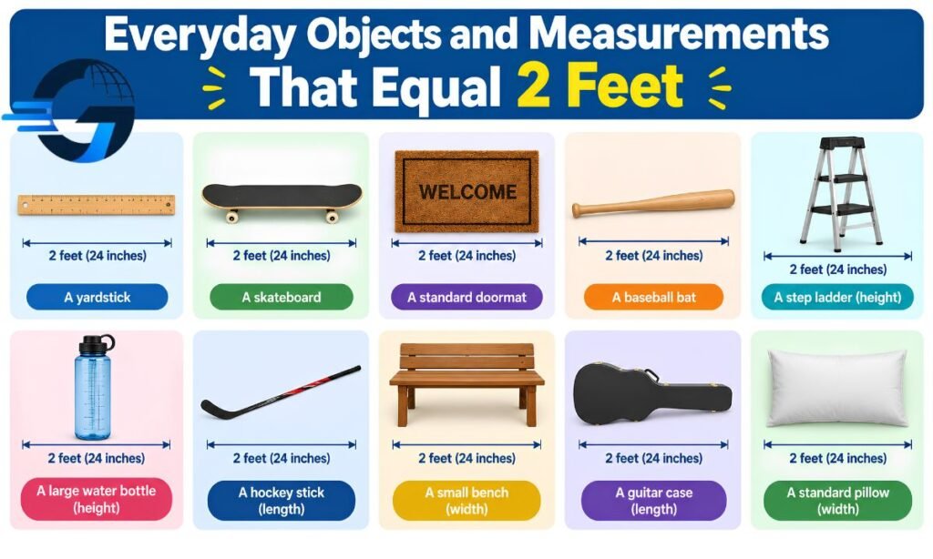 Everyday Objects and Measurements That Equal 2 Feet