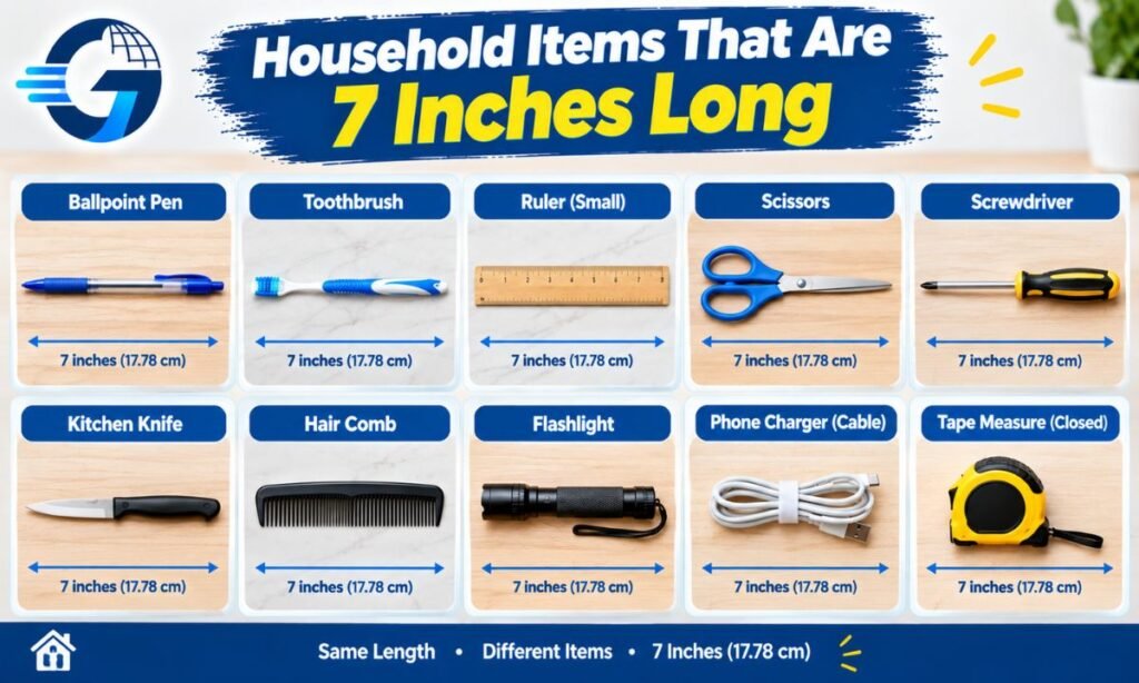 Household Items That Are 7 Inches Long
