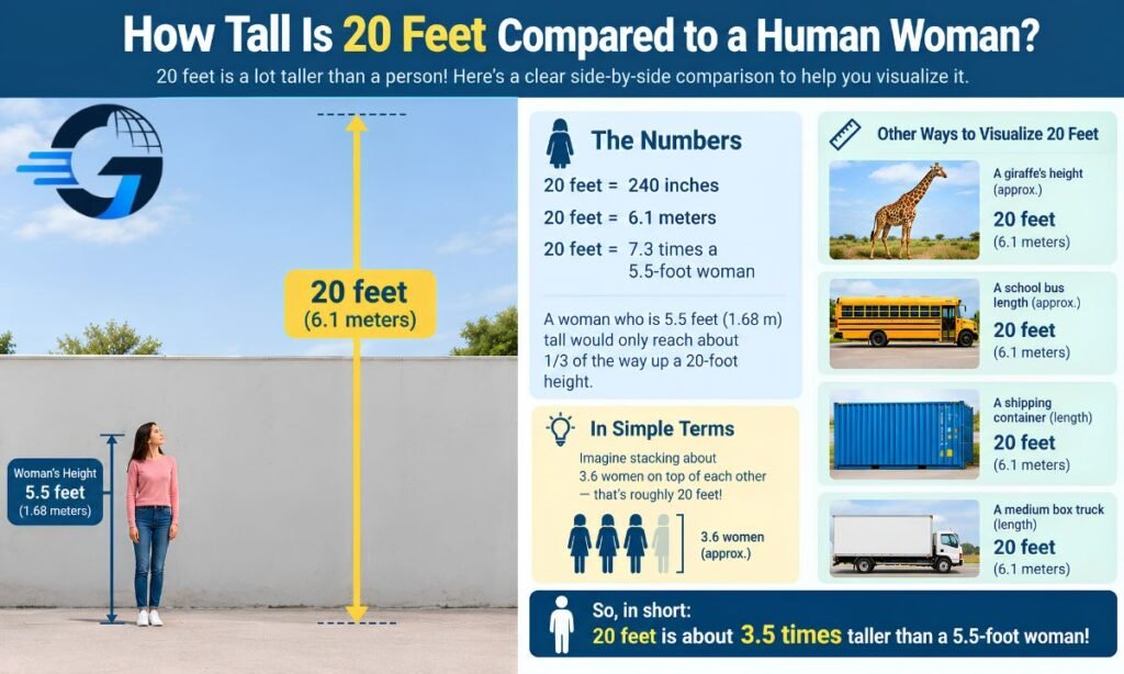 How Big Is 20 Feet Visually?