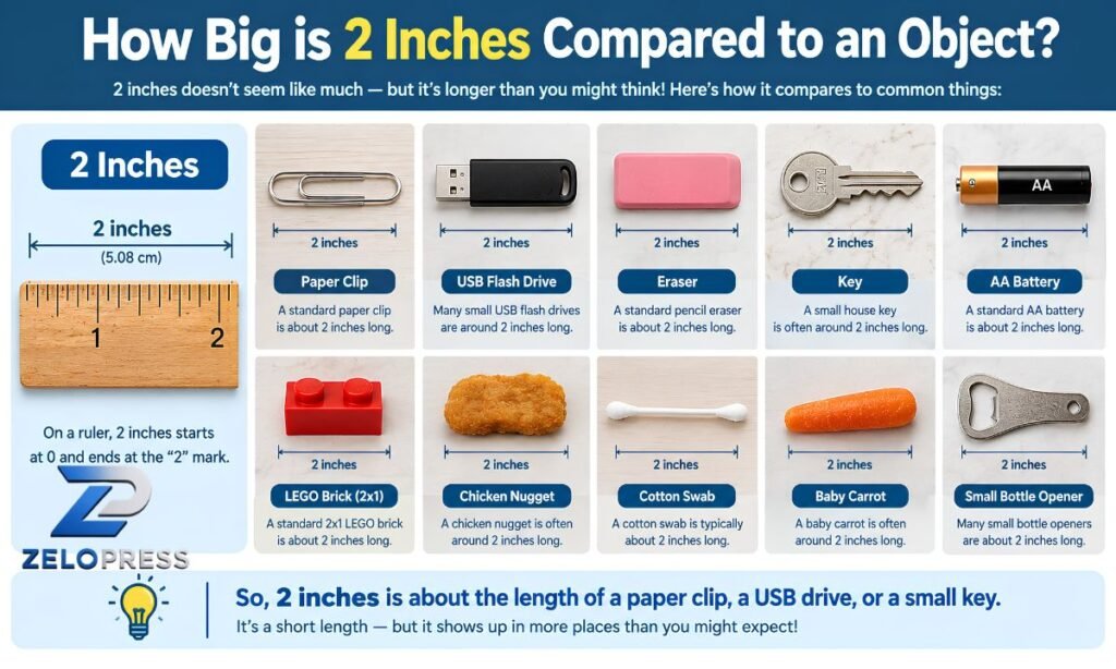 How Big is 2 Inches Compared to an Object