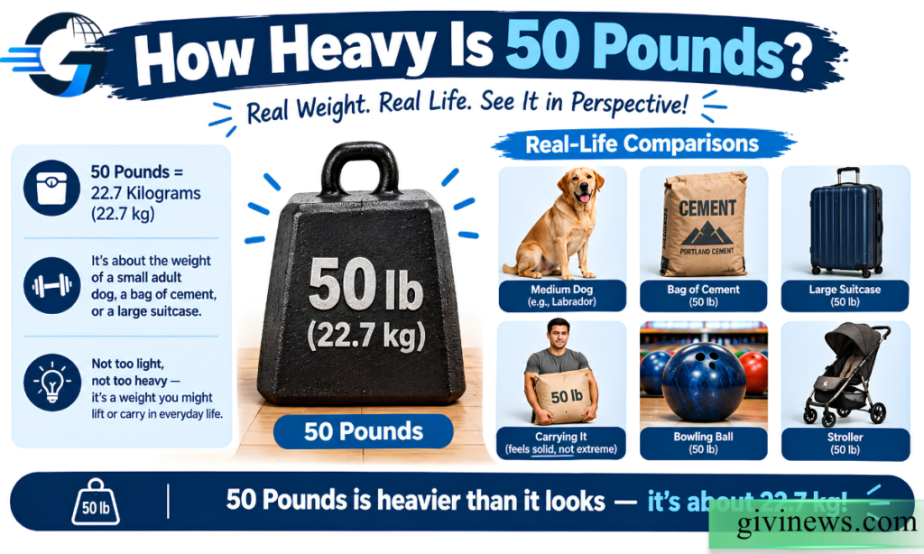 How Heavy Is 50 Pounds?