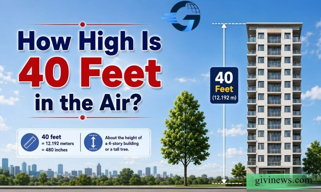 How High Is 40 Feet in the Air?