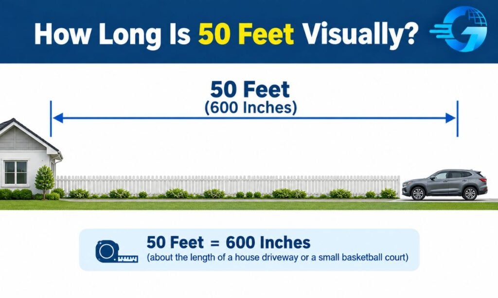 How Long Is 50 Feet Visually?