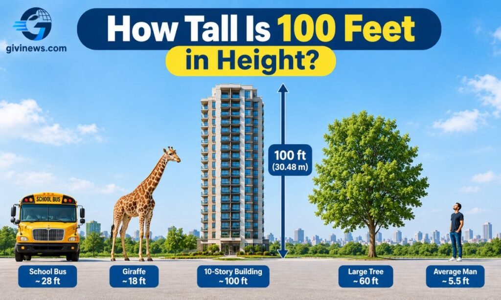 How Tall Is 100 Feet in Height?