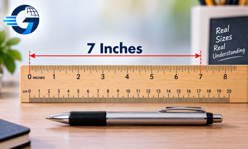 How to Visualize 7 Inches with a Ruler?