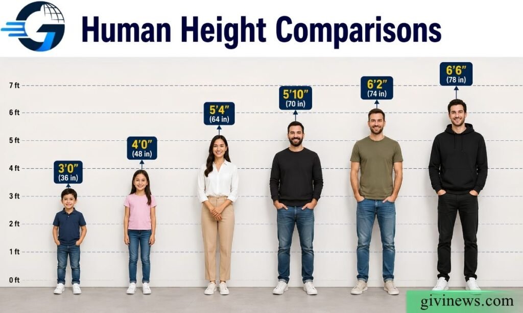 Human Height Comparisons