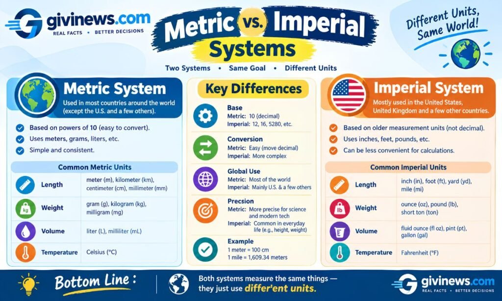 Metric vs. Imperial Systems