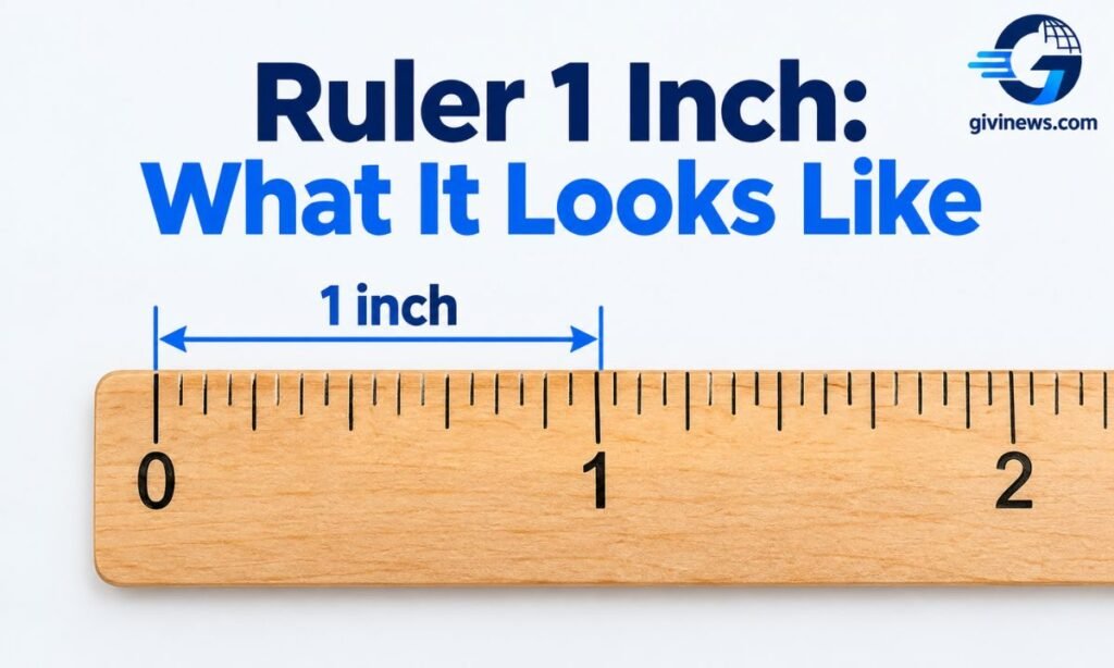 Ruler 1 Inch: What It Looks Like