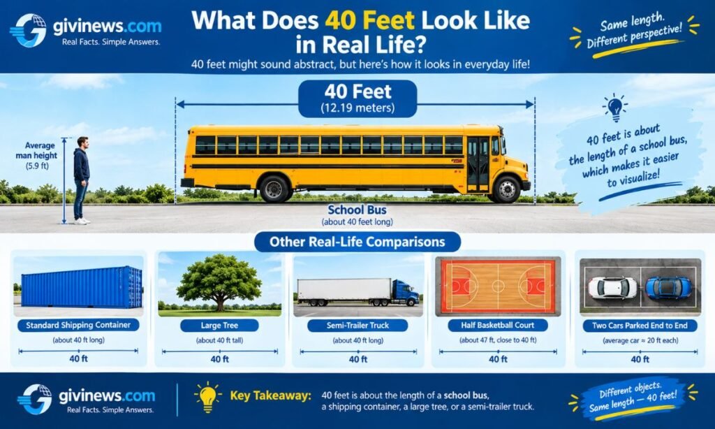 What Does 40 Feet Look Like in Real Life?
