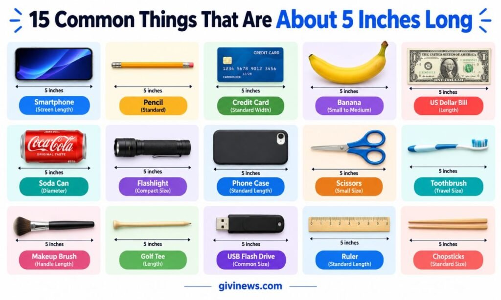 15 Common Things That Are About 5 Inches Long