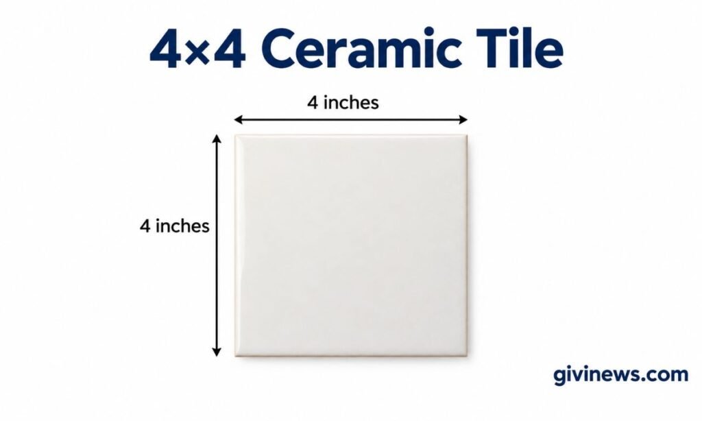 4×4 Ceramic Tile
