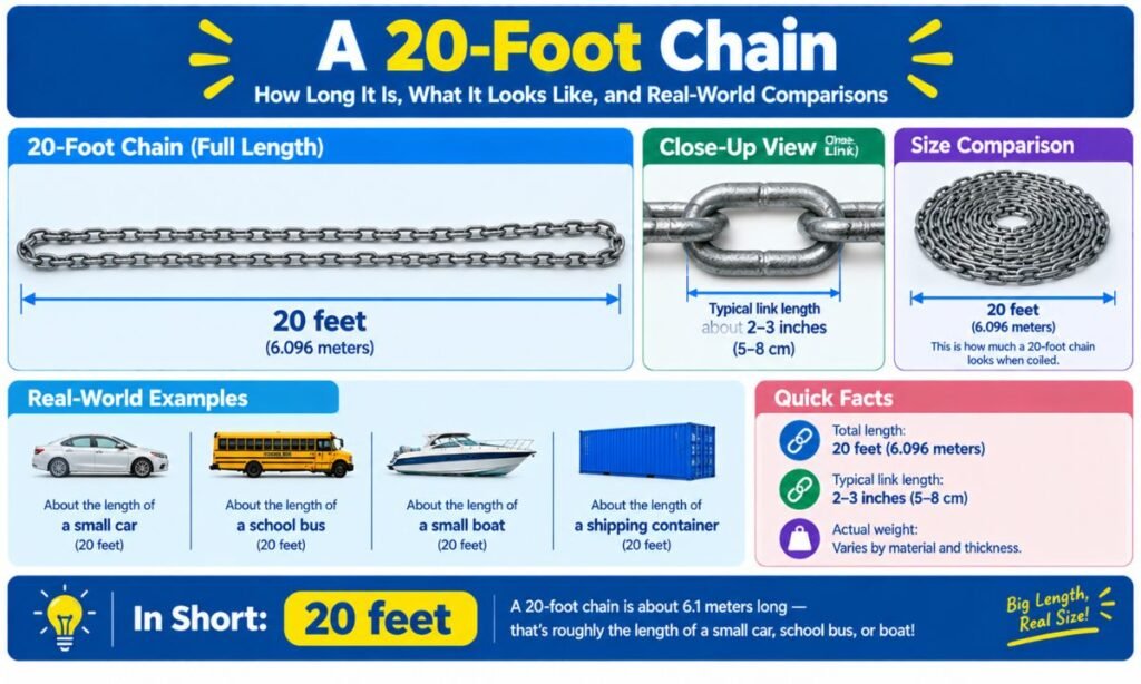  A 20-feet Chain