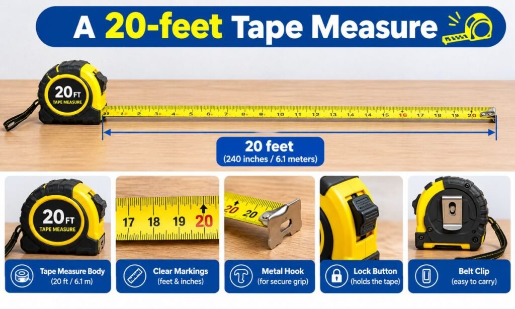 A 20-feet Tape Measure