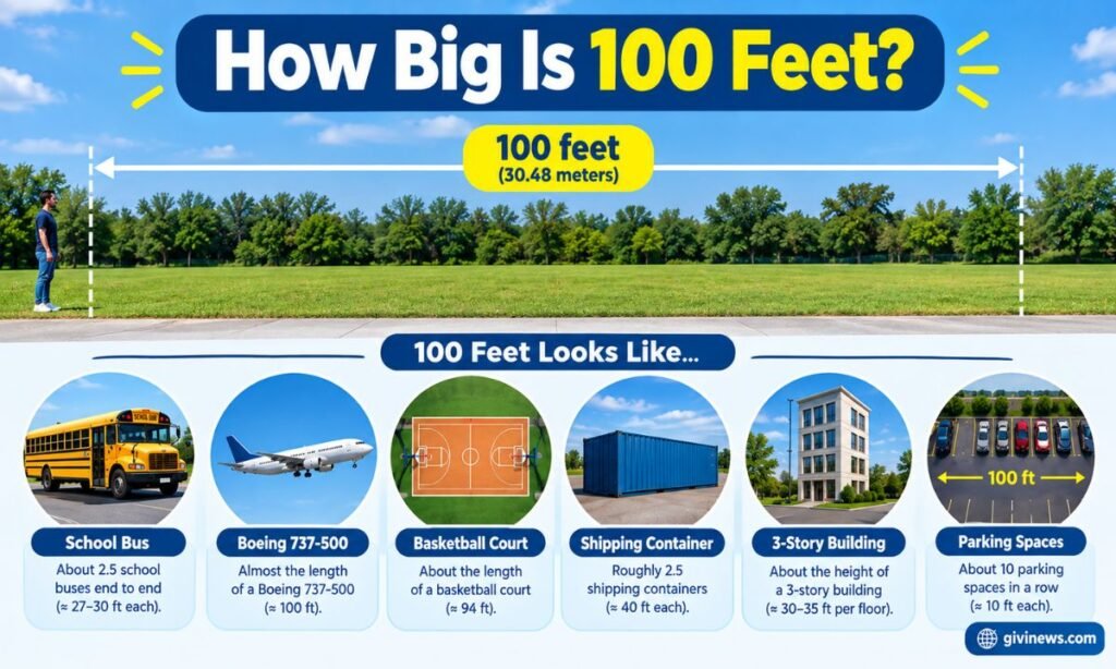 How Big Is 100 Feet?
