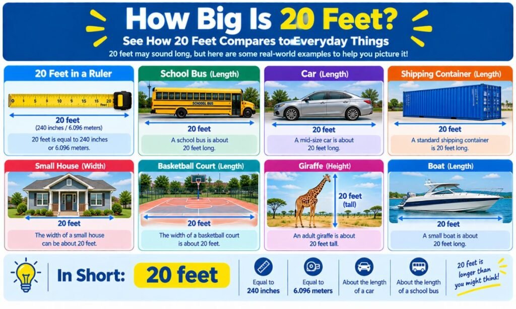 How Big Is 20 Feet?