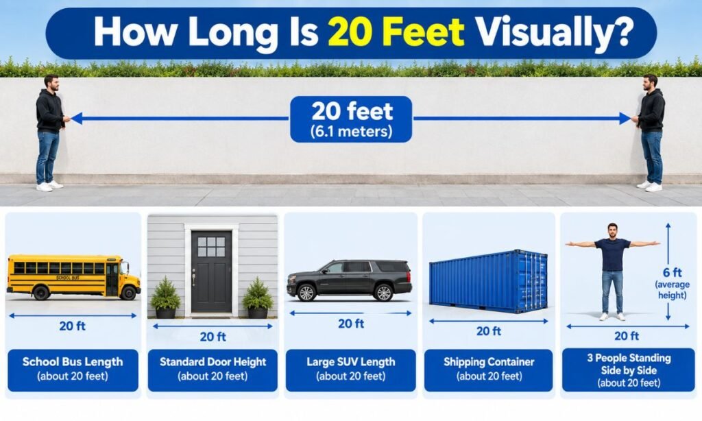 How Long Is 20 Feet Visually?