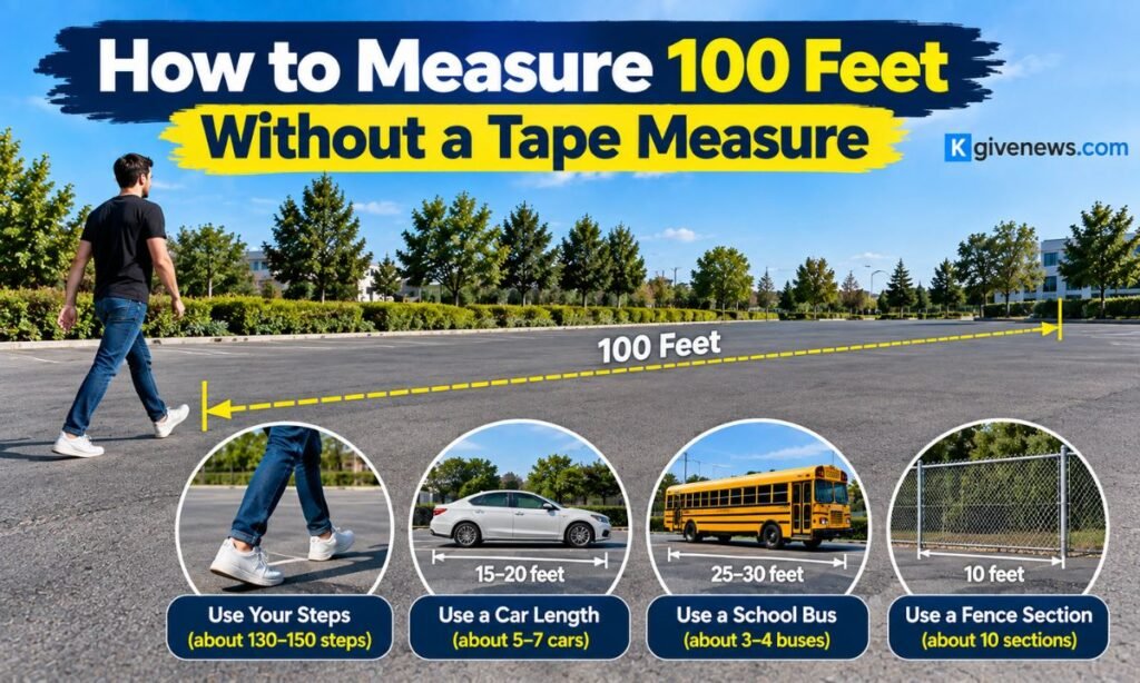 How to Measure 100 Feet Without a Tape Measure