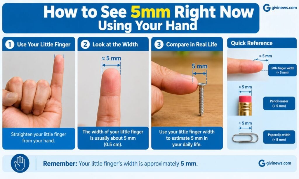 How to See 5mm Right Now Using Your Hand