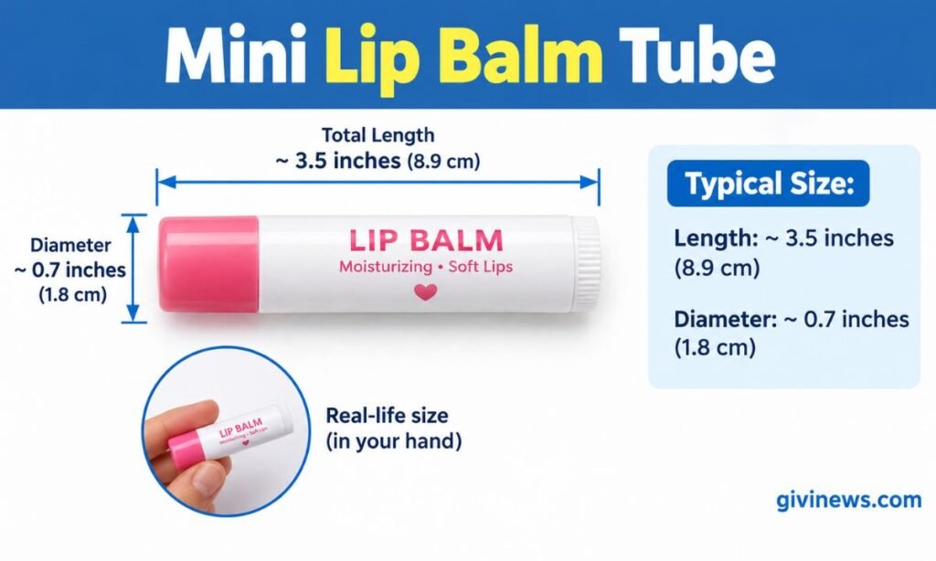  Mini Lip Balm Tube