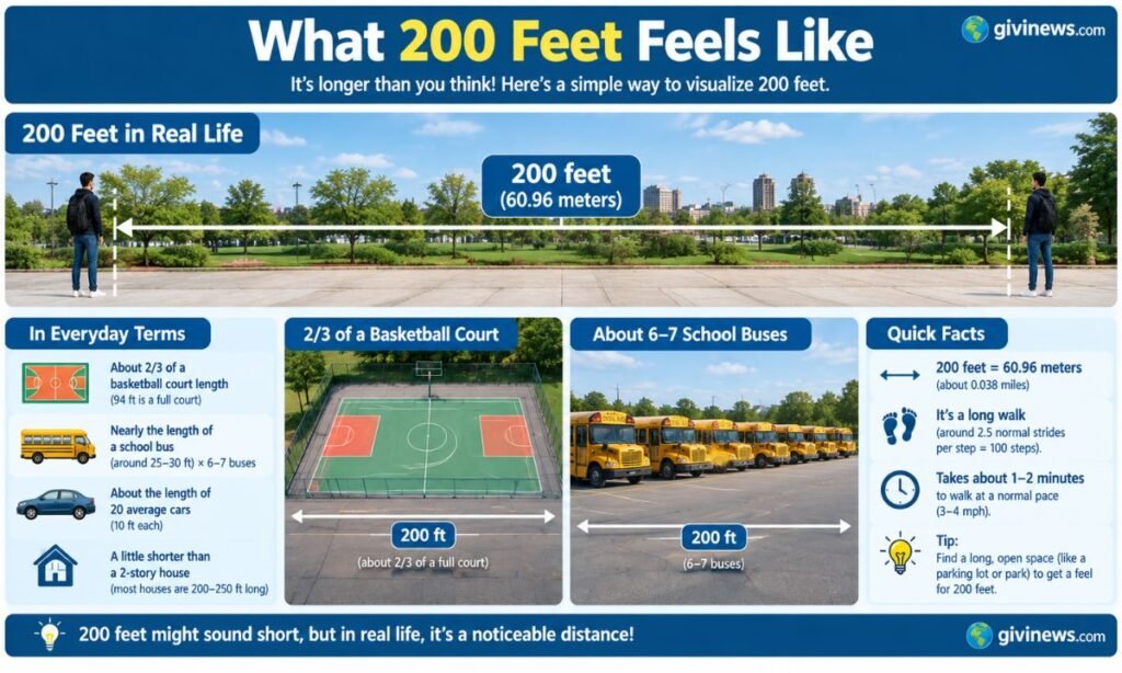 What 200 Feet Feels Like