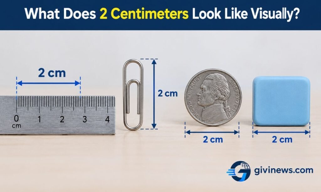What Does 2 Centimeters Look Like Visually?