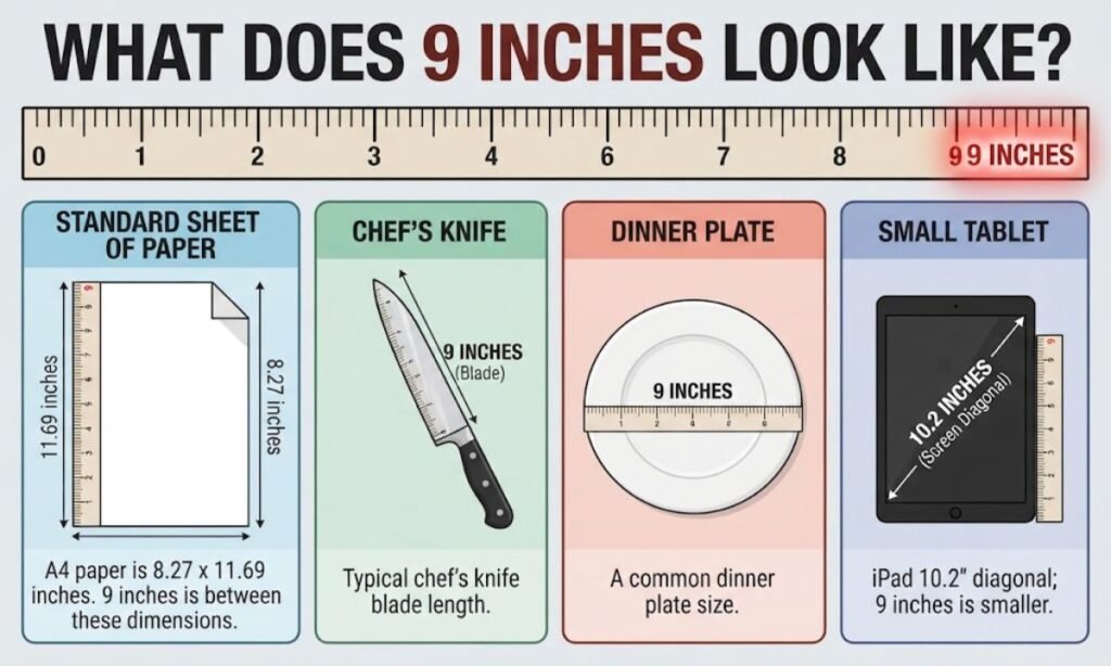 What Does 9 Inches Look Like?