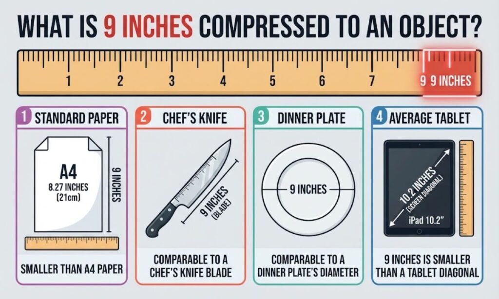 What Is 9 Inches Compared to an Object?