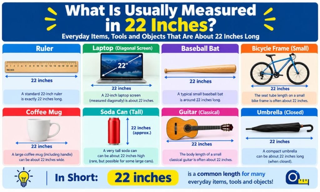 What Is Usually Measured in 22 Inches?