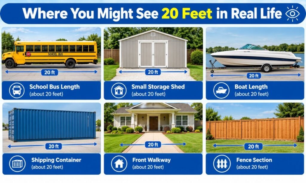 Where You Might See 20 Feet in Real Life