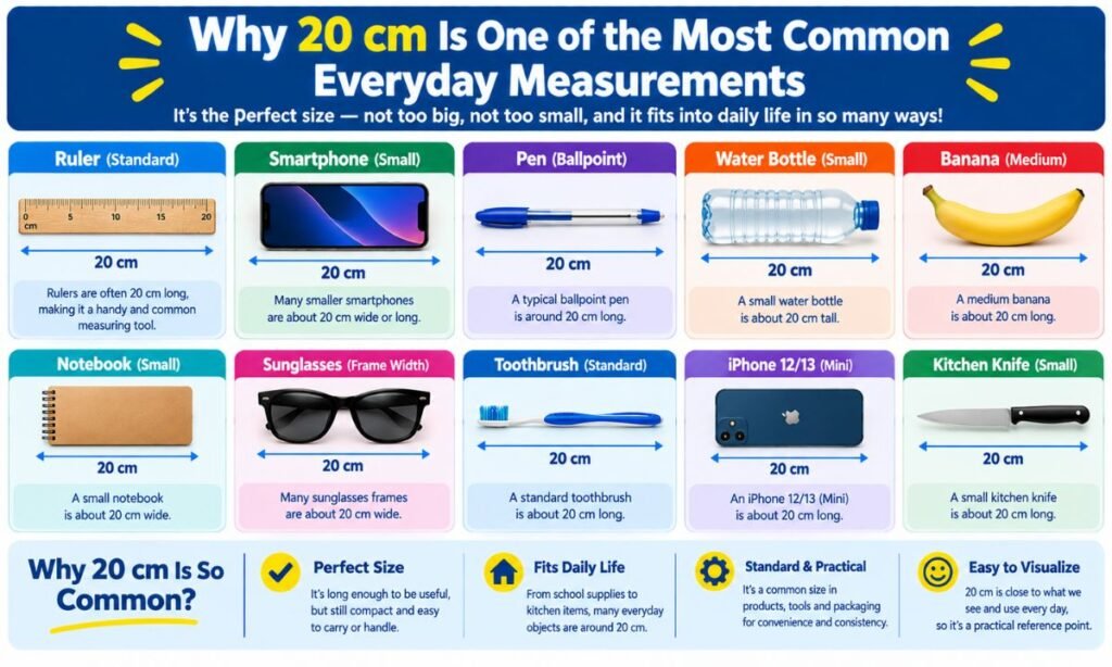 Why 20 cm Is One of the Most Common Everyday Measurements