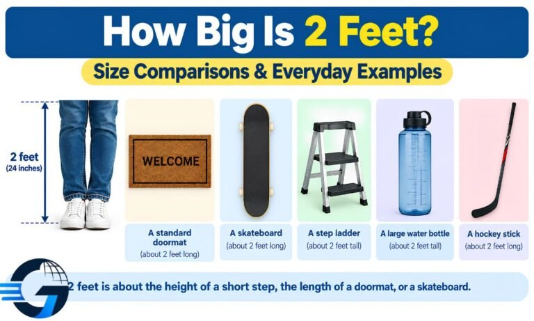 How Big Is 2 Feet? Size Comparisons & Everyday Examples