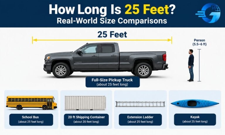 How Long Is 25 Feet Visually? Real-World Size Comparisons 