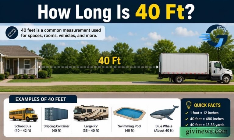 How Long Is 40 Ft? Real-Life Size Comparisons