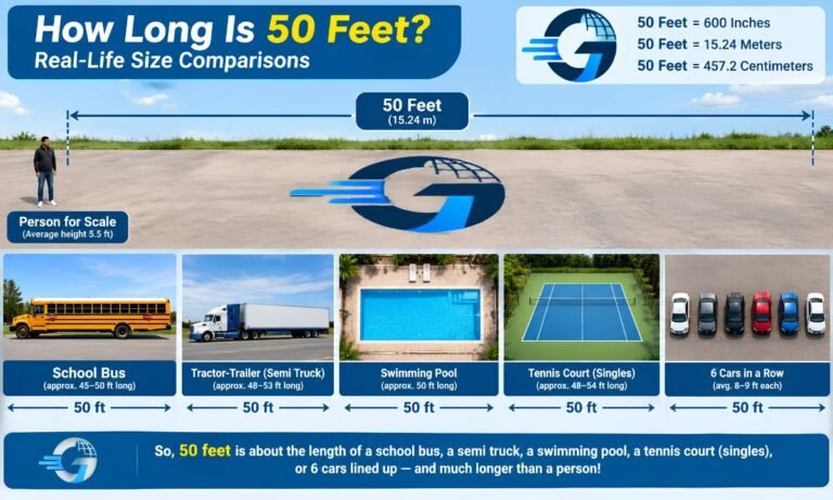 How Long Is 50 Feet Visually? Real-Life Size Comparisons