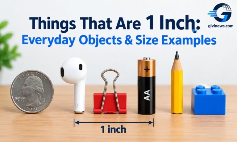 Things That Are 1 Inch: Everyday Objects & Size Examples