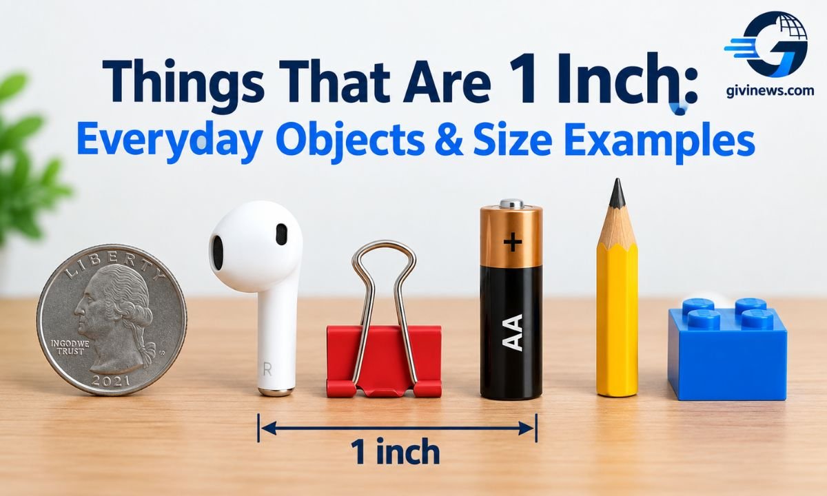 Things That Are 1 Inch: Everyday Objects & Size Examples