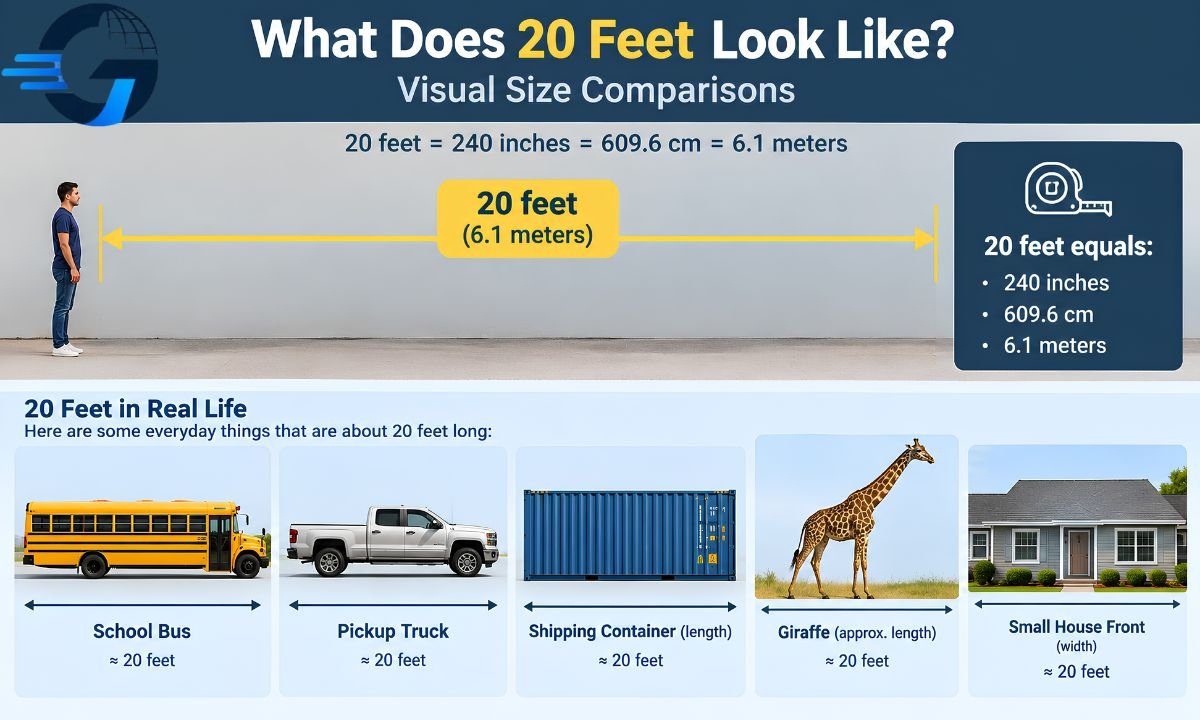 What Does 20 Feet Look Like? Visual Size Comparisons