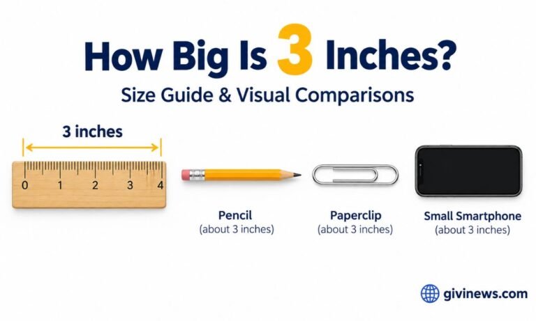 How Big Is 3 Inches? Size Guide & Visual Comparisons