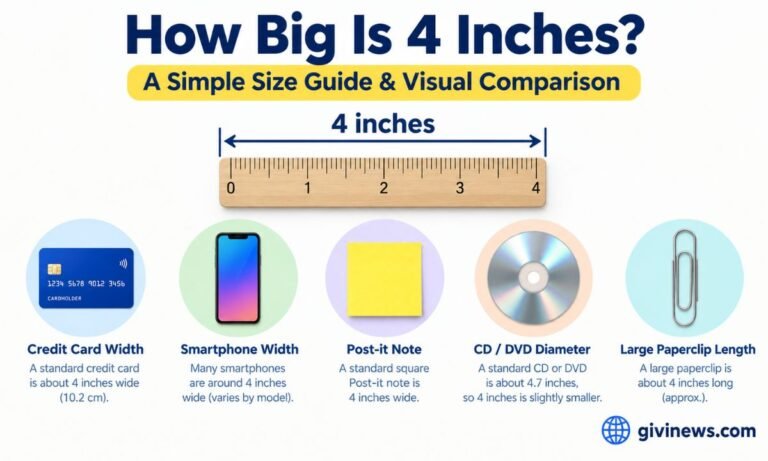 How Big Is 4 Inches? A Simple Size Guide & Visual Comparison