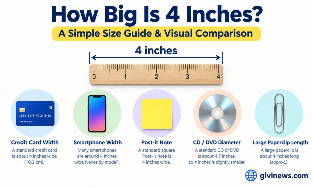 How Big Is 4 Inches? A Simple Size Guide & Visual Comparison