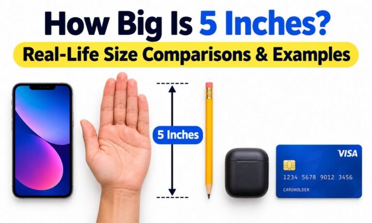 How Big Is 5 Inches? Real-Life Size Comparisons & Examples