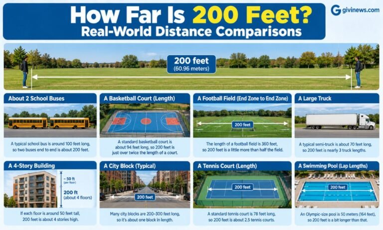 How Far Is 200 Feet? Real-World Distance Comparisons