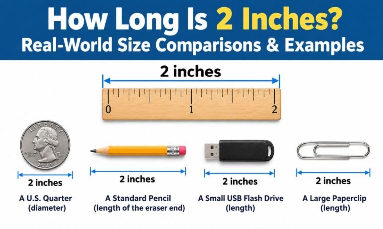 How Long Is 2 Inches? Real-World Size Comparisons & Examples