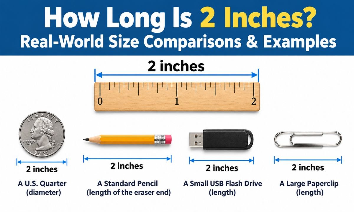 How Long Is 2 Inches? Real-World Size Comparisons & Examples