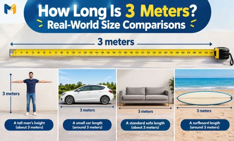 How Long Is 3 Meters? Real-World Size Comparisons