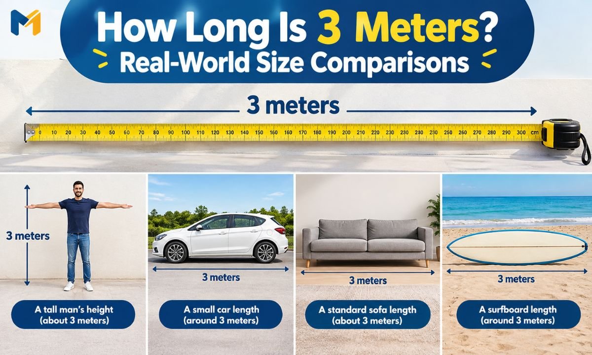 How Long Is 3 Meters? Real-World Size Comparisons